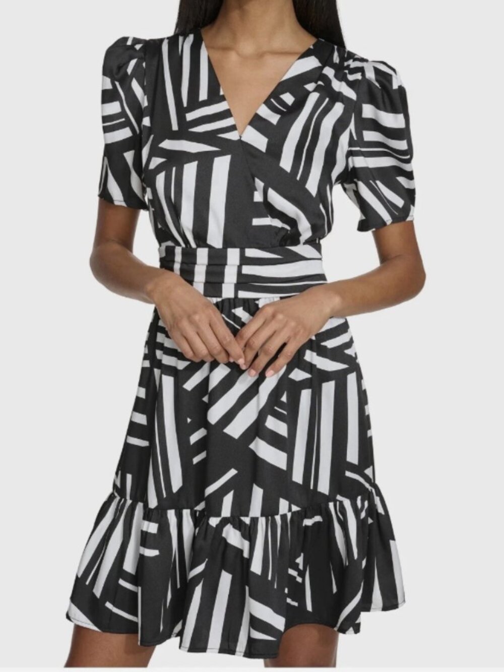 Karl Lagerfeld Geometric Print Dress - Size 4